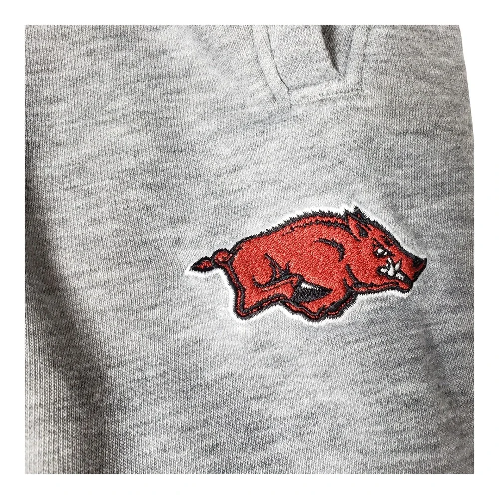 Champion Arkansas Razorbacks Heather Gray Jogger Sweatpants Mens Medium
